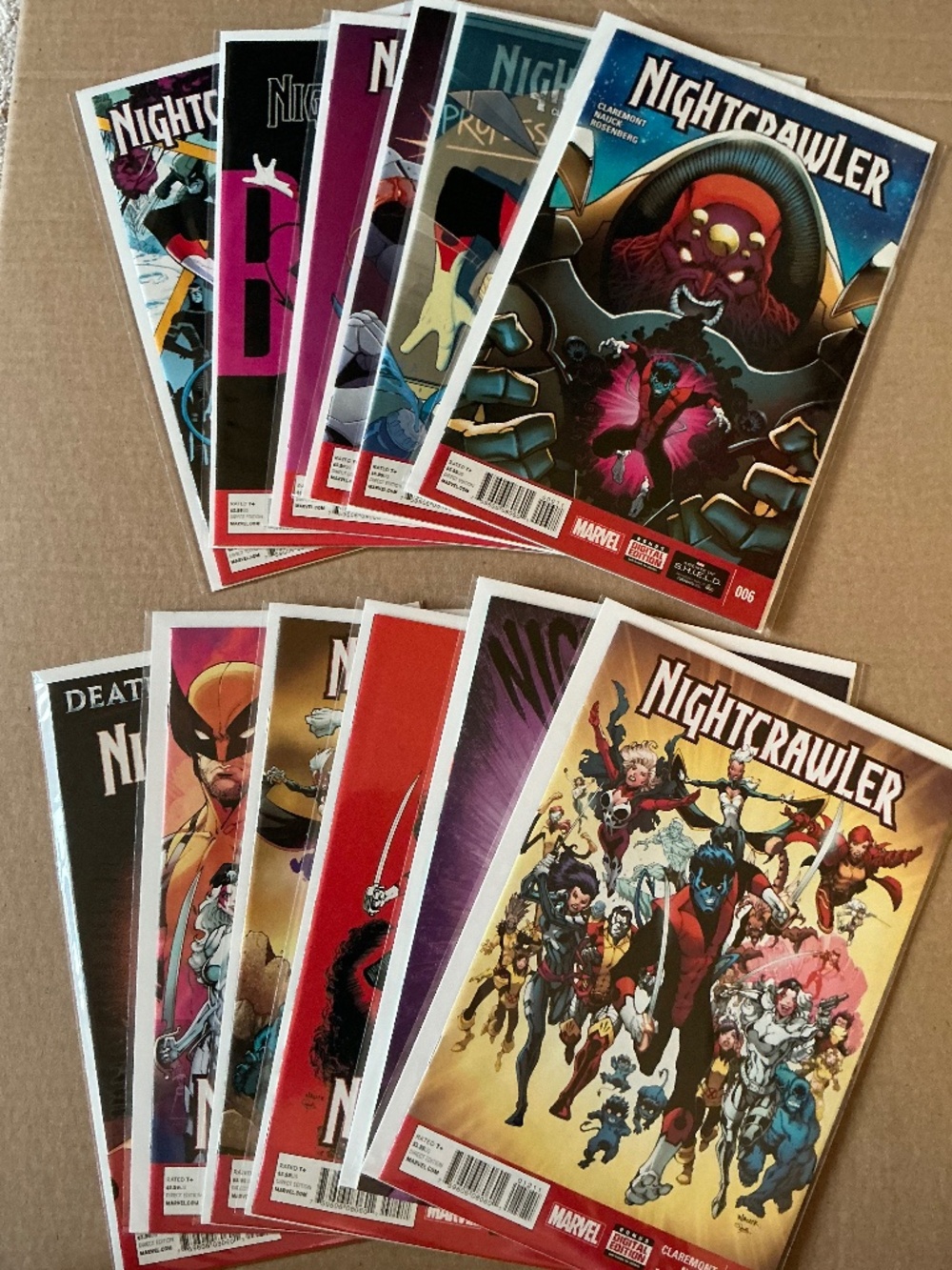 Marvel Nightcrawler 2014 Complete Set #1-12 Lot Chris Claremont